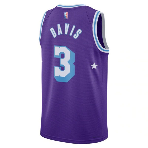 Anthony Davis Los Angeles Lakers  2022  NBA Jersey - Purple - Image 2
