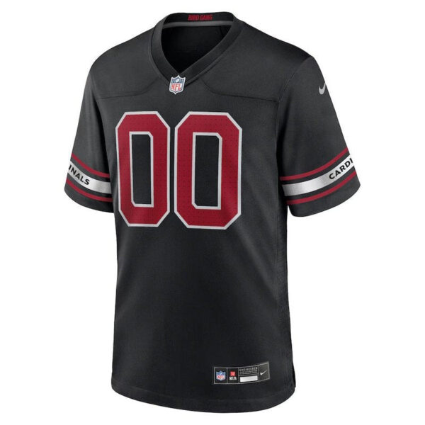 Arizona Cardinals - Alternate Custom NFL Game Jersey - Black - Image 2