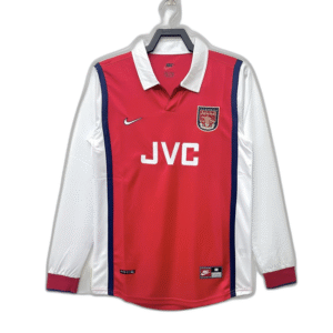 Arsenal 1998 I Home Jersey - Long Sleeve Retro Version