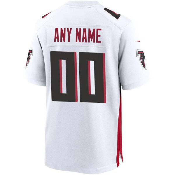 Atlanta Falcons - Custom NFL Game Jersey - White - Image 3