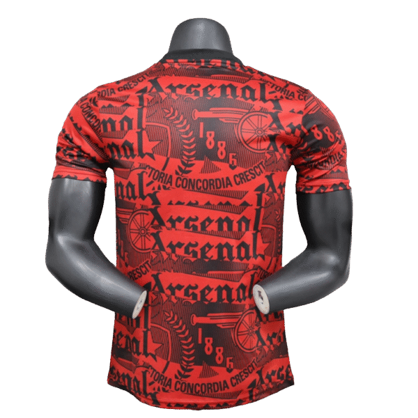 Arsenal 25/26 Training Jersey - Dark Red - Player Version - Image 2