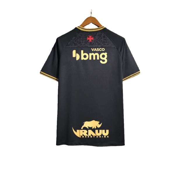 Vasco 22/23 Goalkeeper Jersey - Black - All Sponsors - Fan Version - Image 2