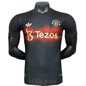Manchester United 25/26 Training Jersey - Black - Player Version