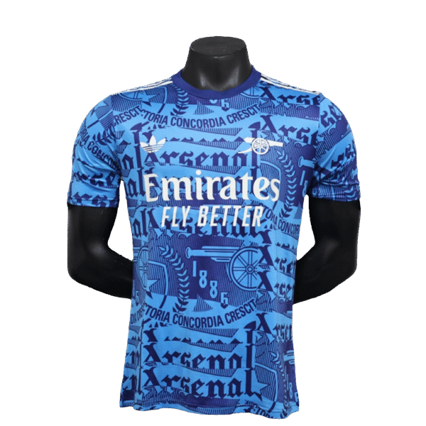 Arsenal 25/26 Pre-Match Jersey - Blue - Player Version