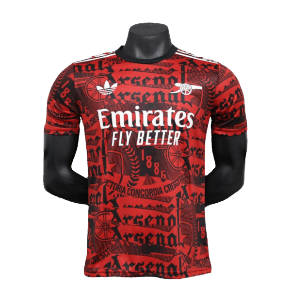 Arsenal 25/26 Training Jersey - Dark Red - Player Version