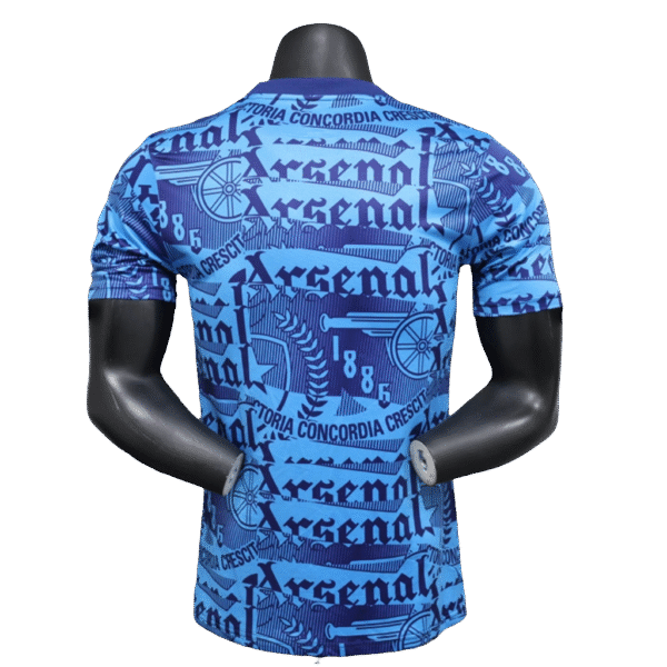 Arsenal 25/26 Pre-Match Jersey - Blue - Player Version - Image 2