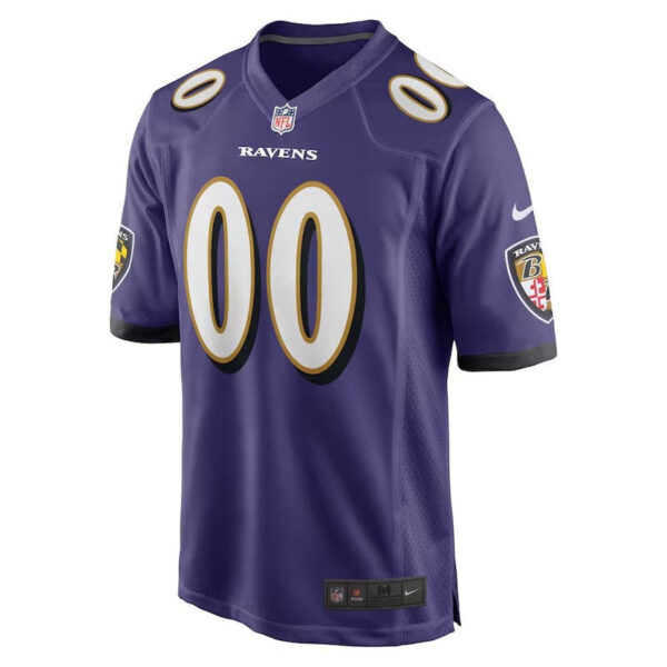 Baltimore Ravens - Custom NFL Game Jersey - Purple - Image 2