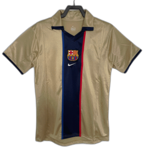 Barcelona 01/02 II Away Jersey - Retro Version