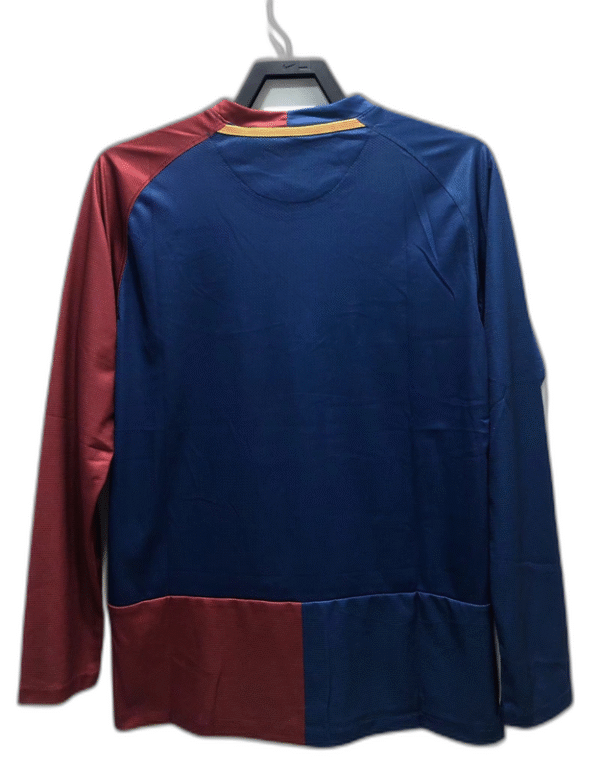 Barcelona 08/09 I Home Jersey - Long Sleeve Retro Version - Image 2