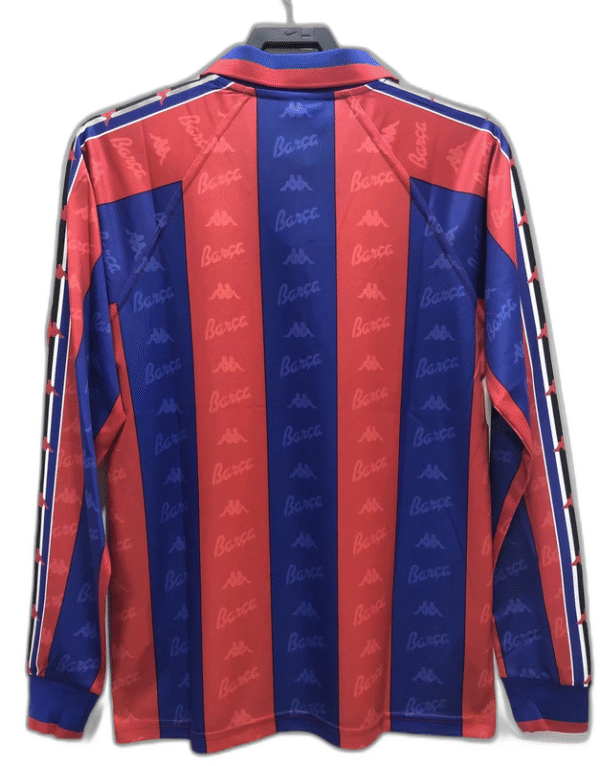 Barcelona 96/97 I Home Jersey - Long Sleeve Retro Version - Image 2