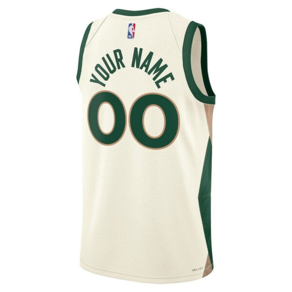 Boston Celtics Unisex 23/24 NBA Jersey - White - City Edition - Image 3