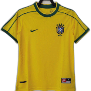 Brazil 1998 I Home Jersey - Retro Version
