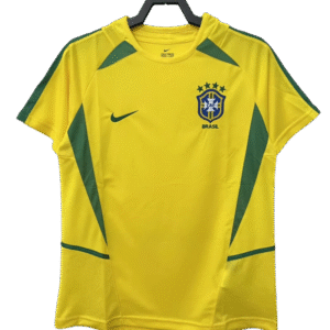 Brazil 2002 I Home Jersey - Retro Version