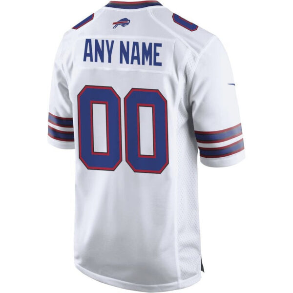 Buffalo Bills - Custom NFL Game Jersey - White - Image 3