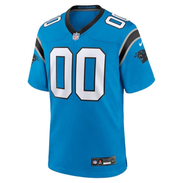 Carolina Panthers - Alternate Custom NFL Game Jersey - Blue - Image 2