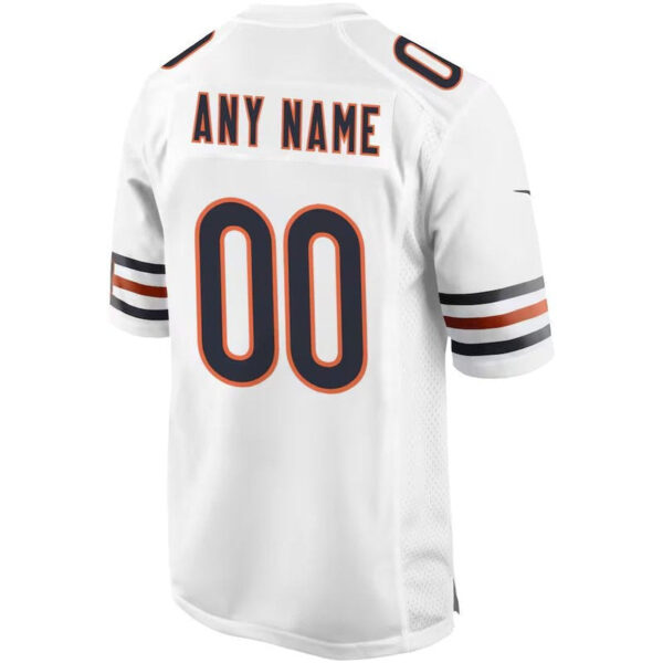 Chicago Bears - Custom NFL Game Jersey - White - Image 3
