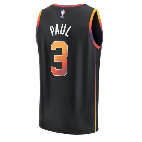 Chris Paul Phoenix Suns 2023 Fast Break Player NBA Jersey Black - Statement Edition - Image 2