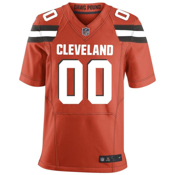 Cleveland Browns - Custom Alternate NFL Jersey - Brown - Orange - Image 2