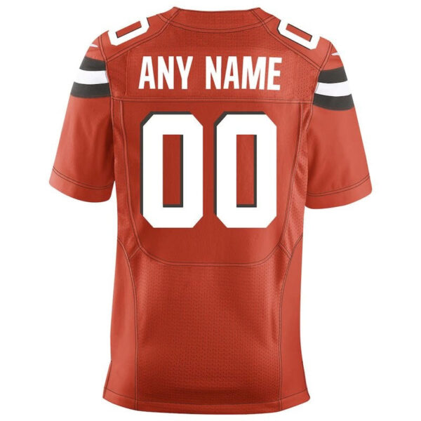 Cleveland Browns - Custom Alternate NFL Jersey - Brown - Orange - Image 3