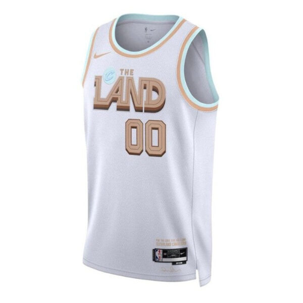 Cleveland Cavaliers Unisex 2023 NBA Jersey - City Edition - White - Image 2