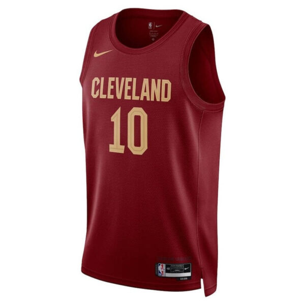 Darius Garland 10 Cleveland Cavaliers  22/23  NBA Jersey Wine - Icon Edition - Image 2