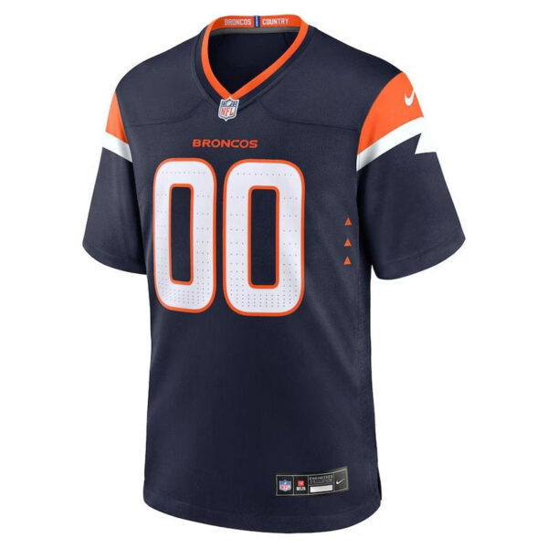 Denver Broncos - Alternate Mile High Collection - Custom NFL Game Jersey - Navy - Image 2