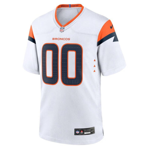 Denver Broncos - Mile High Collection - Custom NFL Game Jersey - White - Image 2
