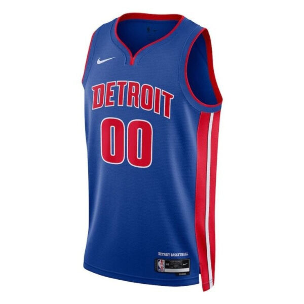 Detroit Pistons Unisex 2023 NBA Jersey Blue - Icon Edition - Image 2