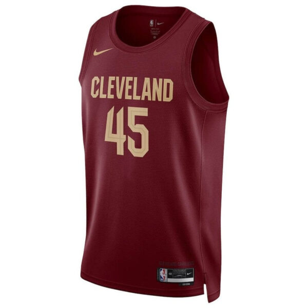 Donovan Mitchell Cleveland Cavaliers Unisex  22/23  NBA Jersey  - Burgundy - Image 2