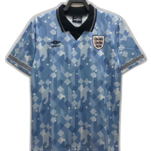 England 1990 Blue Edition Jersey - Retro Version