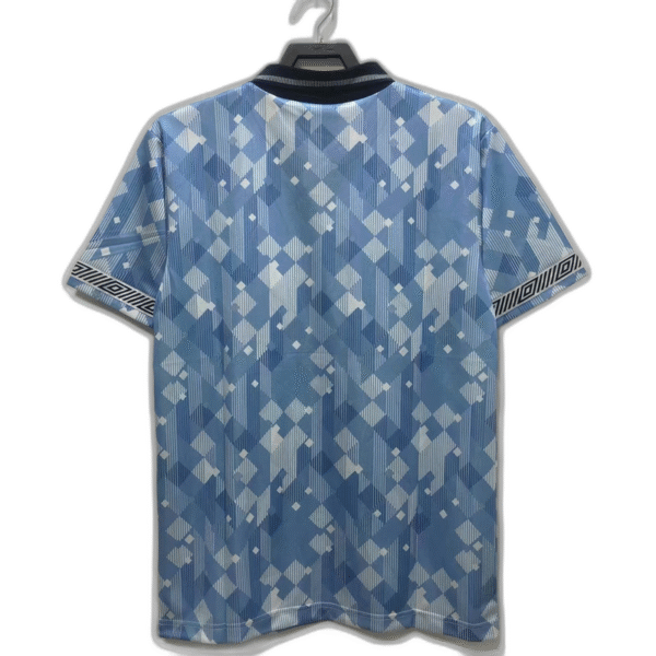 England 1990 Blue Edition Jersey - Retro Version - Image 2