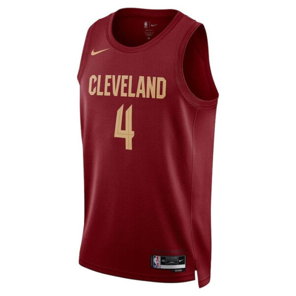 Evan Mobley Cleveland Cavaliers 22/23 NBA Jersey Wine - Icon Edition - Image 2