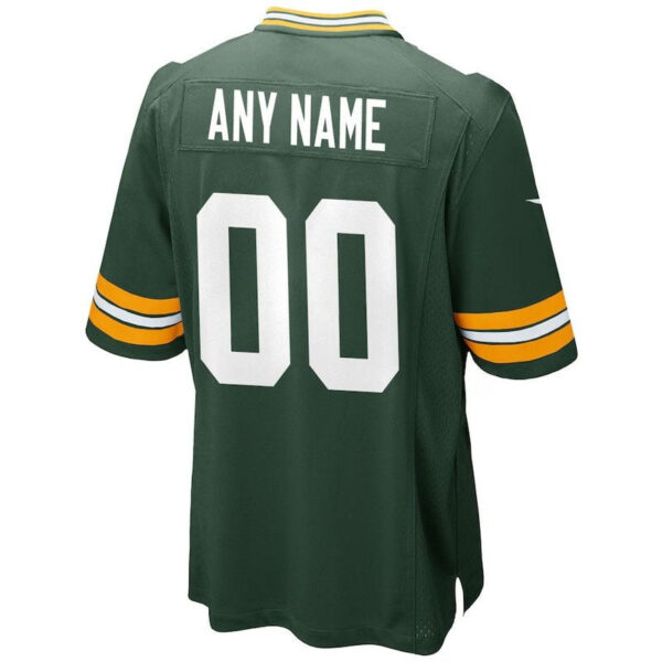 Green Bay Packers - Custom NFL Game Jersey - Green - Image 3