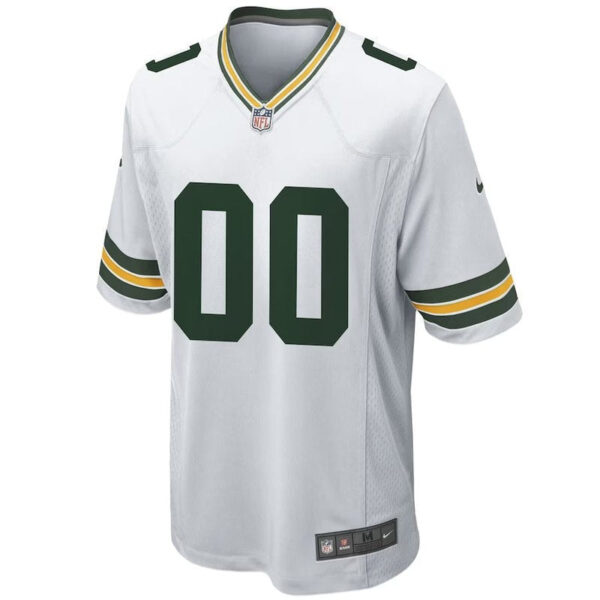 Green Bay Packers - Custom NFL Game Jersey - Green - White - Image 2