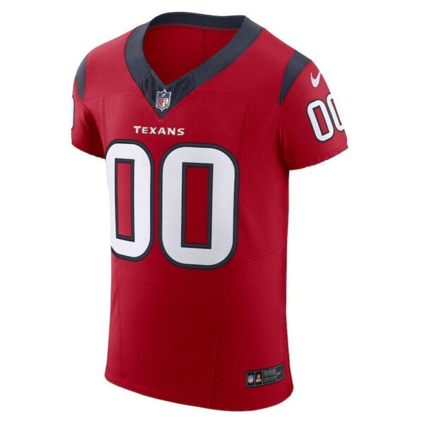 Houston Texans - Alternate Custom NFL Jersey - Red - Image 2