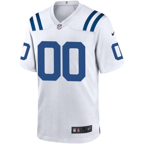 Ind. Colts - Custom NFL Game Jersey - White - Image 2