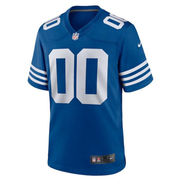 Ind. Colts - Royal Alternate Custom NFL Jersey - Image 2