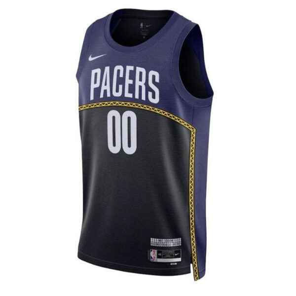 Indiana Pacers Unisex 2023 NBA Jersey - City Edition - Blue - Image 2