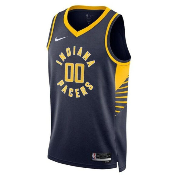 Indiana Pacers Unisex 2023 NBA Jersey Navy - Icon Edition - Image 2