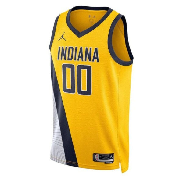 Indiana Pacers Unisex 2023 NBA Jersey - Statement Edition - Yellow - Image 2