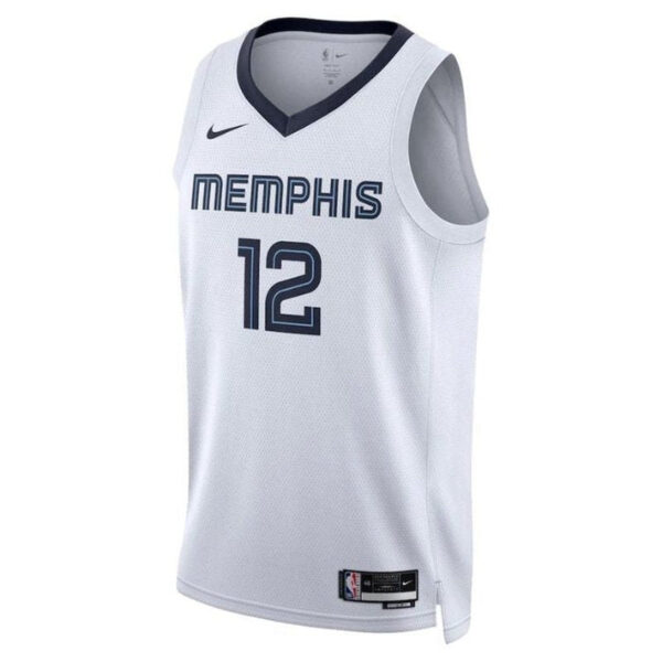Ja Morant Memphis Grizzlies Unisex 2023 NBA Jersey - Association Edition - White - Image 2