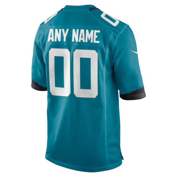 Jacksonville Jaguars - Custom Team NFL Game Jersey - Teal - Image 3