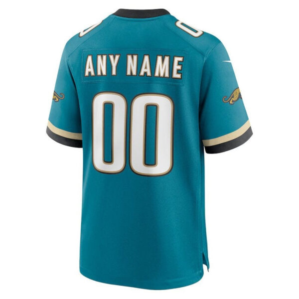 Jacksonville Jaguars - Prowler Throwback Custom NFL Game Jersey - Teal - Image 3