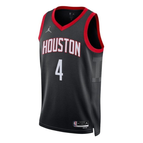 Jalen Green Houston Rockets 2023 Statement Edition Oro NBA Jersey  - Black - Image 2