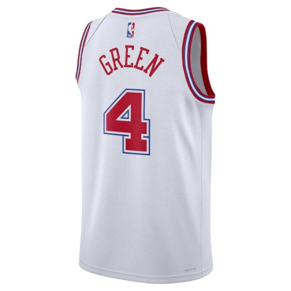 Jalen Green Houston Rockets Unisex 23/24 NBA Jersey - White - City Edition - Image 3