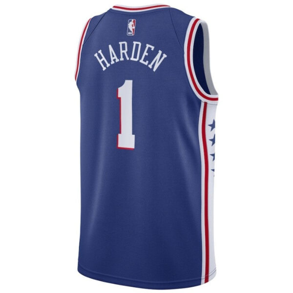 James Harden Philadelphia 76ers 20222 NBA Jersey - Icon Edition - Royal - Image 2