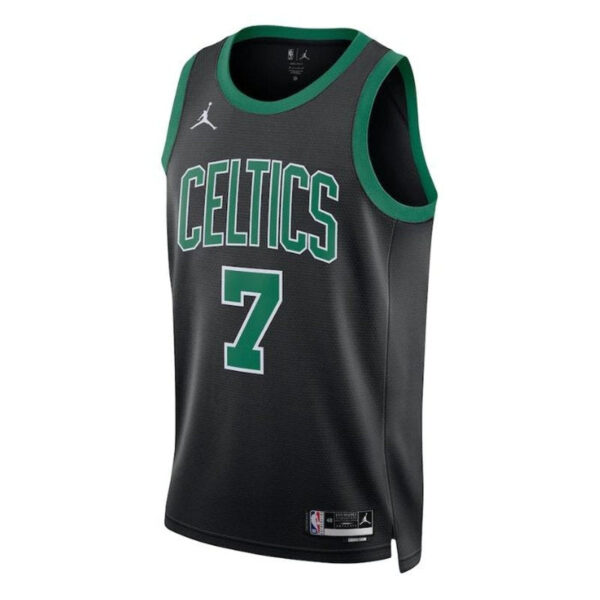Jaylen Brown Boston Celtics Unisex 2023 Statement Edition NBA Jersey - Black - Image 2