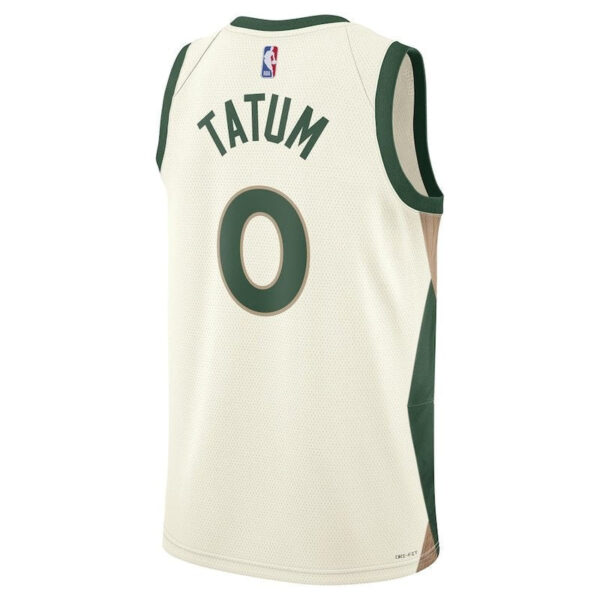 Jayson Tatum Boston Celtics Unisex 23/24 NBA Jersey - White - City Edition - Image 3