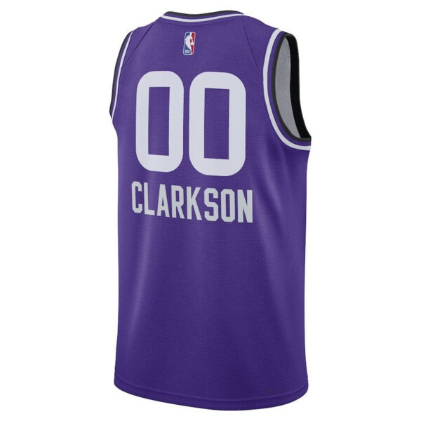 Jordan Clarkson Utah Jazz Unisex 23/24 NBA Jersey - Purple - City Edition - Image 3