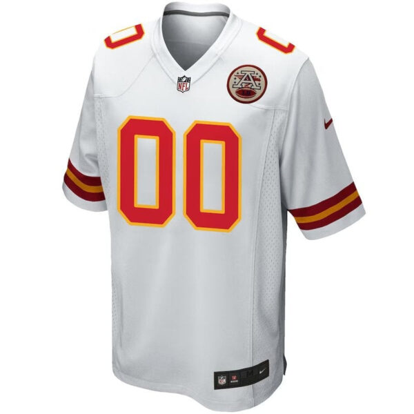 Kansas City Chiefs - Custom NFL Game Jersey - White - Image 2